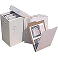 Vertical Flat File System Filing Box Size: 20" H x 14" W x 12" D