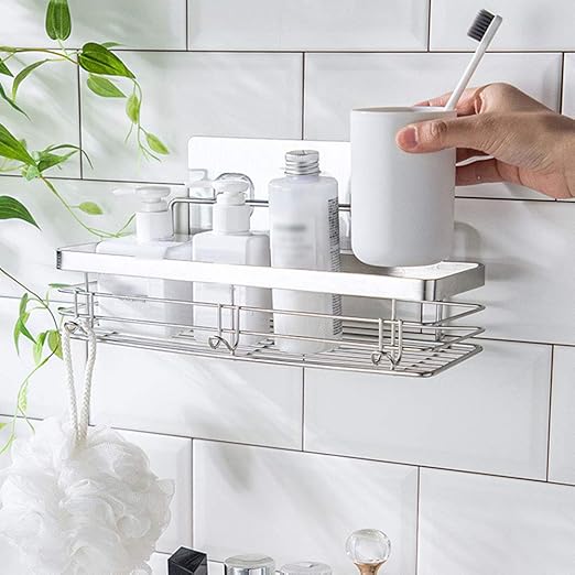 3 Pack Shower Caddy Corner With Soap Dish Holder Bathroom Shower Organizer Hanging Shower Shelf With Shower Rack Kitchen Storage Basket No Drilling Adhesive Aluminum Wall Mounted Bathroom Shelf Shower Caddies Home