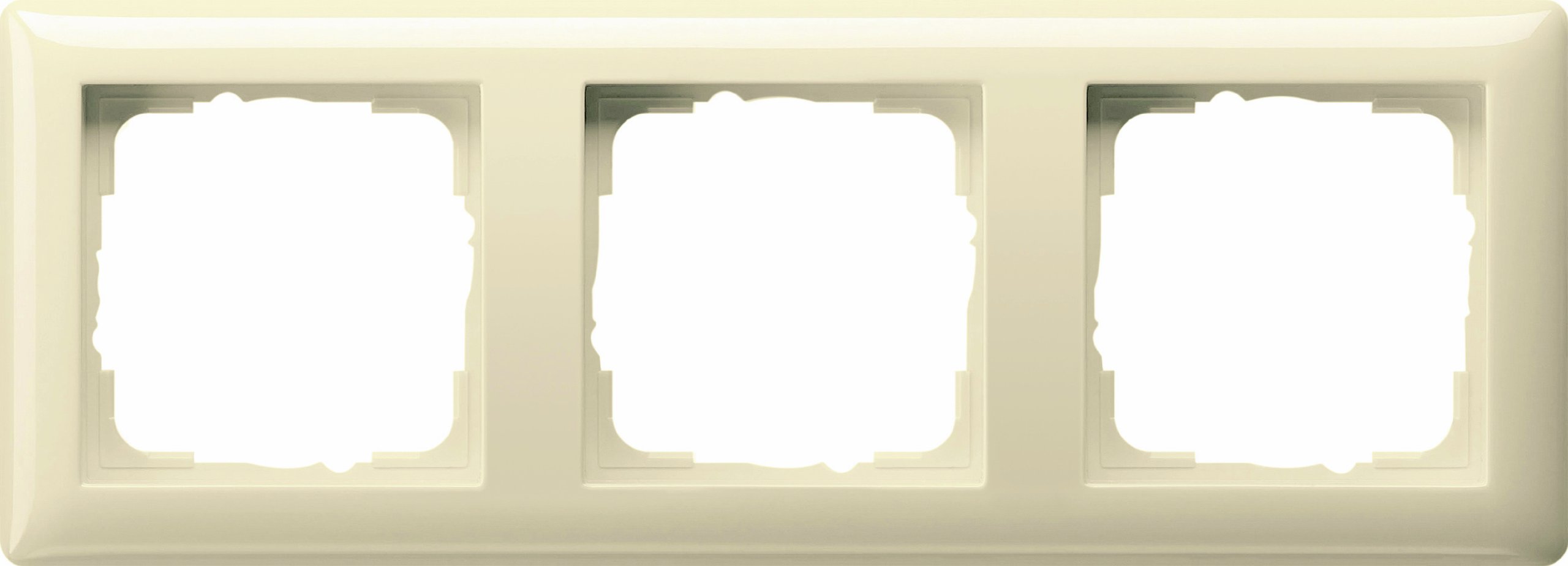 GIRA Frame 3-Hole Top Creamy White 021301