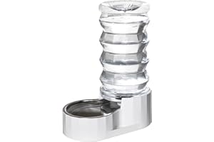 RIZZARI Automatic 8L Pet Waterer,100% BPA-Free, Gravity Stainless Steel Water Dispenser,Large Capacity Water Feeder for Cats and Small and Medium-Sized Dogs