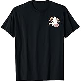 Funny Ghost Pocket Spooky Season Wildflower Happy Halloween T-Shirt