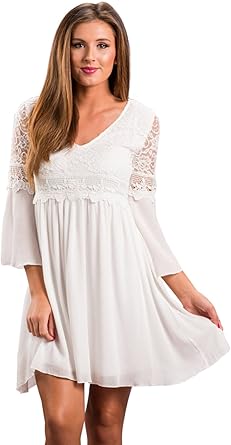 white swing dress uk