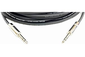 200 Foot Pro Audio REAN 1/4 inch (6.35mm) TRS to REAN 1/4 inch (6.35mm) TRS Balanced Cable with Rean NYS228 Nickel Plated connectors by Custom Cable Connection