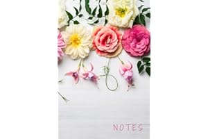 Notes: Hardcover Password Book Cleverly Disguised With Beautiful Design / Pink Yellow Peach Rose Daisy Floral Art Cover / Har