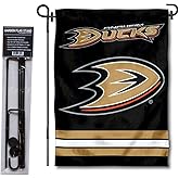 Anaheim Ducks Garden Flag with Pole Stand Holder
