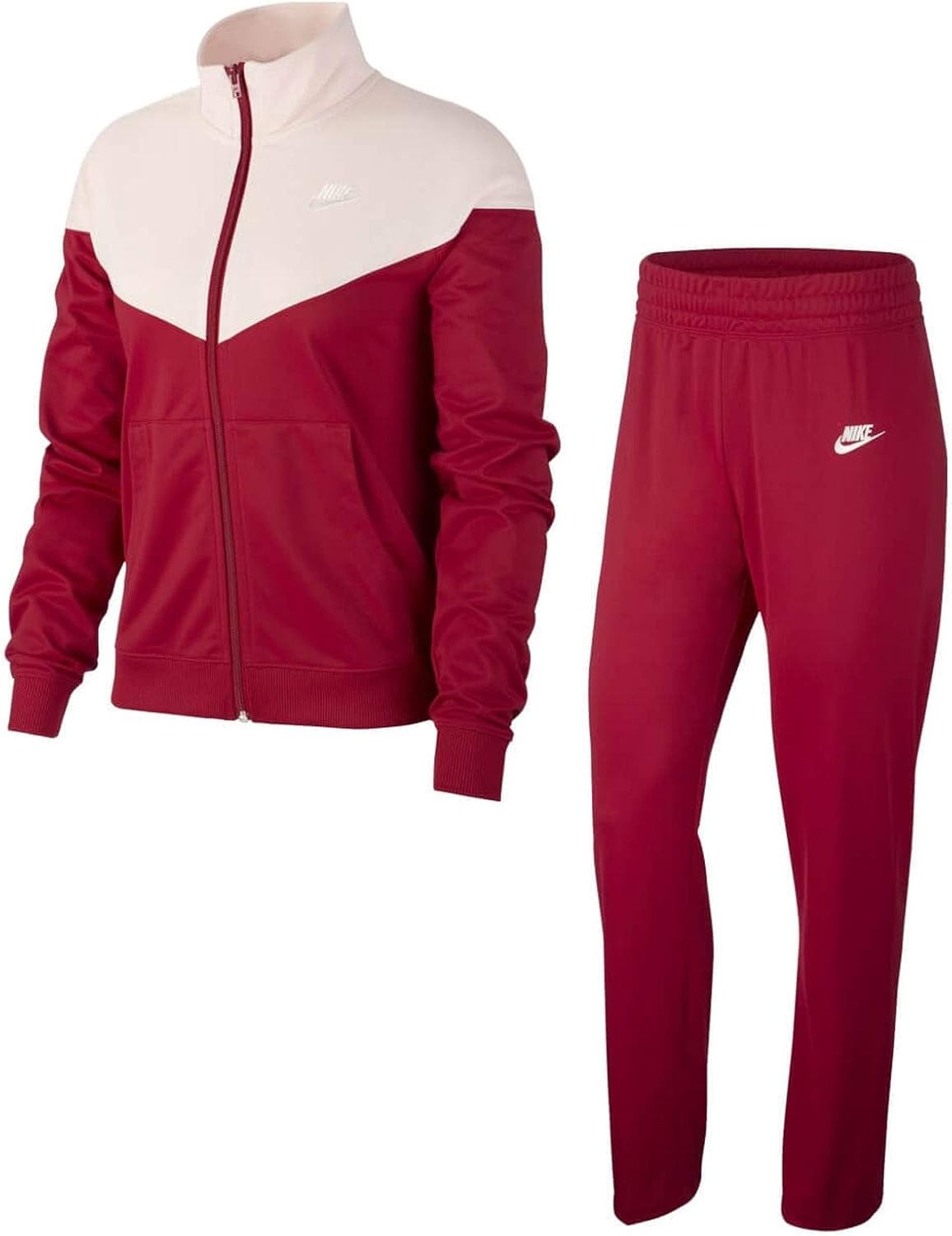 nike tracksuit womens red