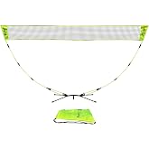 Portable Badminton Net Set, Foldable &amp; Easy Setup, Standard Height for Professional Competition &amp; Training, Lightweight with Carry Bag, Suitable for Backyard, Park, Indoor &amp; Outdoor
