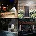 Lling(TM) 16 LED Motion Sensor Solar Lights super bright IP65 waterproof solar wall light for patio deck yard garden (16LED) （2-pack）