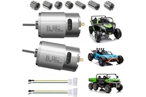 2PCS 24V RS555 12000 RPM Electric Drive Motor for Power Wheels Motor Upgrade,30V 36V High Speed Engine for Kids Ride on Toys 