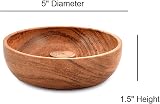 Samhita Acacia Wood Round Incense Holder 12.7cm Aromatherapy Decor view 5