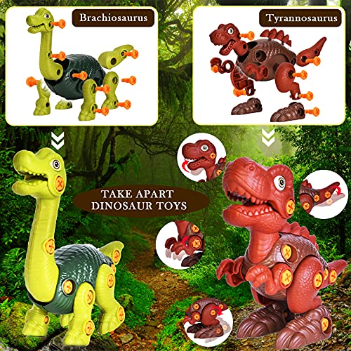 Take Apart Dinosaur Toys Theme Building Set,249 Pieces Trendy Bits