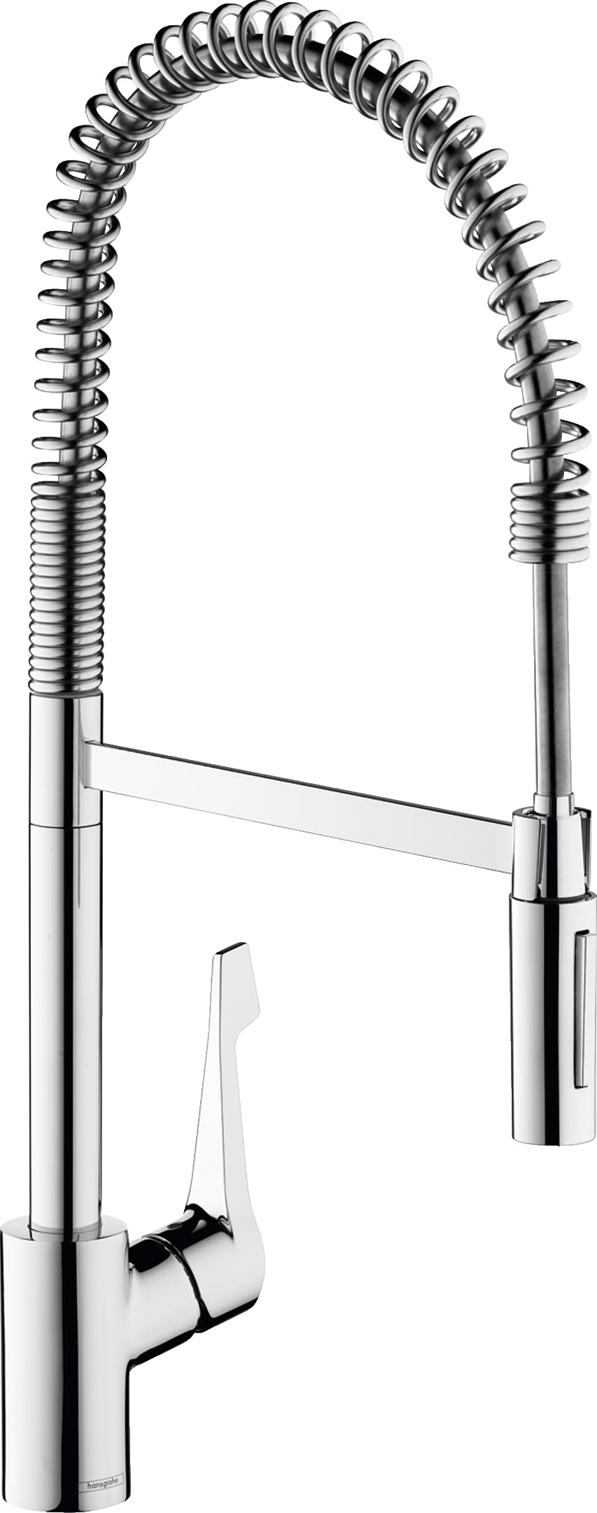 hansgrohe Cento - kitchen tap, 2 sprays, kitchen sink tap with spout height 187 mm, kitchen mixer tap with swivel spout, chrome, 14806000