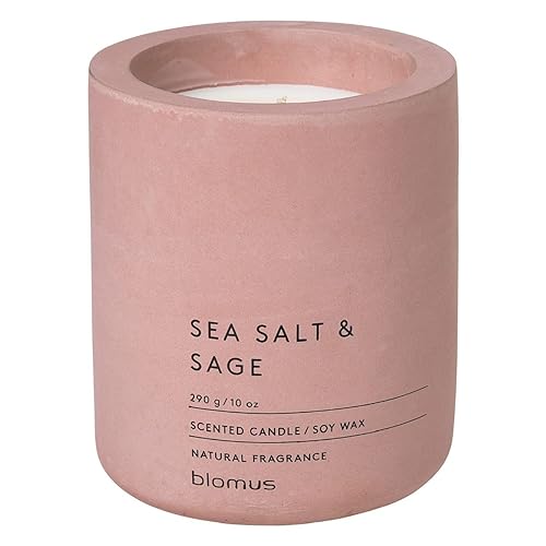 Blomus Fraga Scented Candle Sea Salt and Sage,Medium , 290gm, Pack of 1