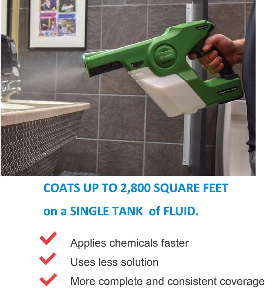 Victory Innovations Professional Cordless Electrostatic Handheld Sprayer VP200ESK: Health & Personal Care