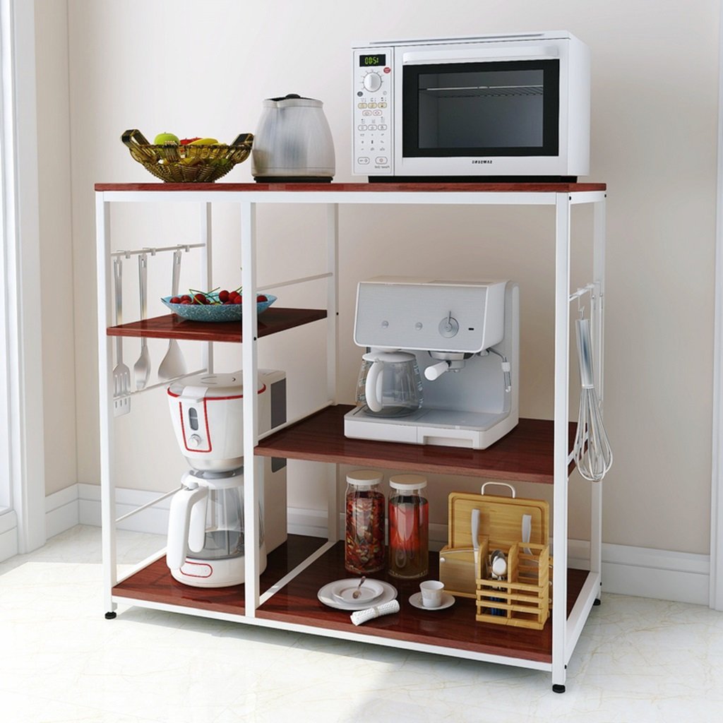 Chen Estantería de cocina Horno de microondas Estante de estante ...