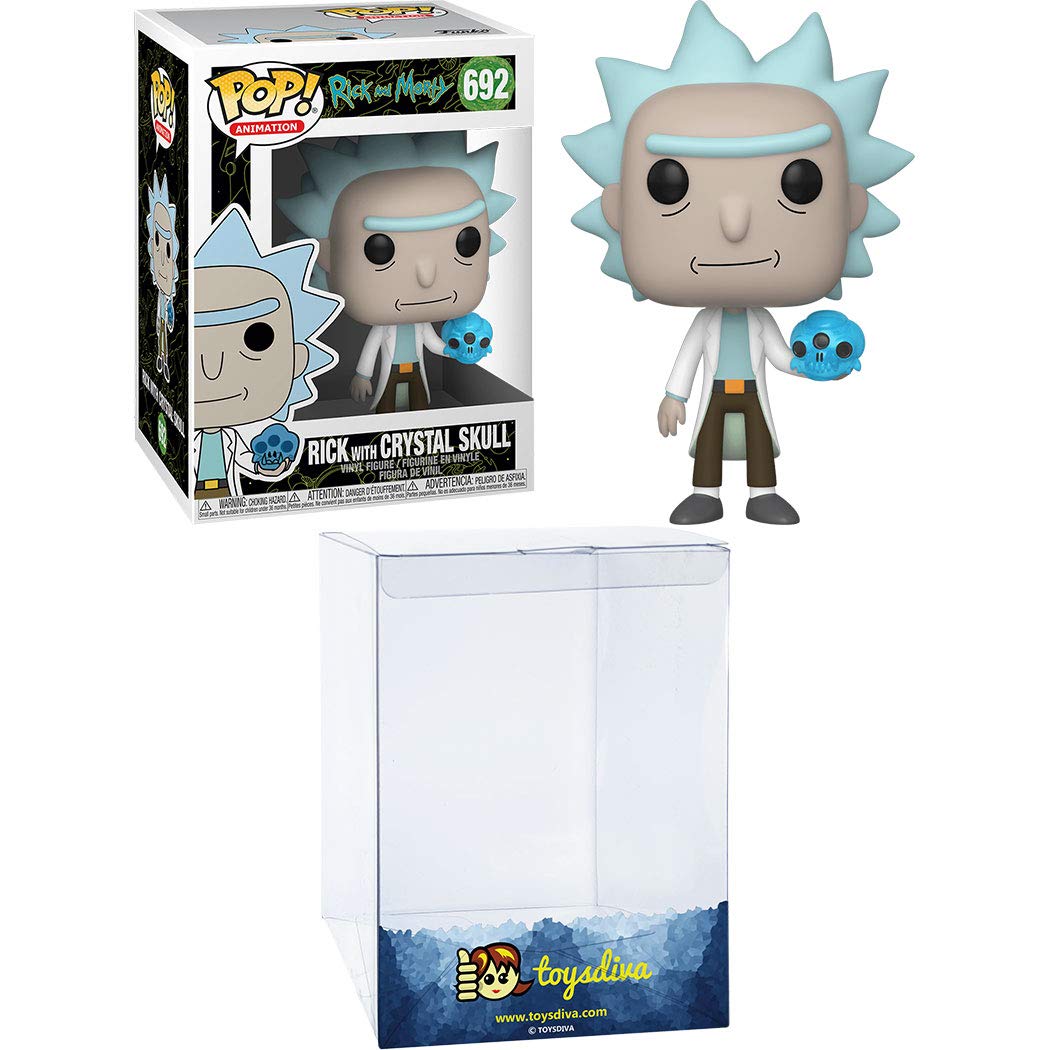 Funko - Figurine Rick & Morty - Rick With Cristal Skull Pop 10cm - 0889698454384