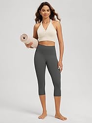 ODODOS Buttery Soft Lounge Yoga Capris for Women