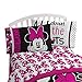 Disney Minnie Mouse Rock The Dots Microfiber 3 Piece Twin Sheet Set