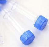 Noondl 5 Pack Urine Sample Bottles 30ml Clear Plastic Screw Top with Labels view 3