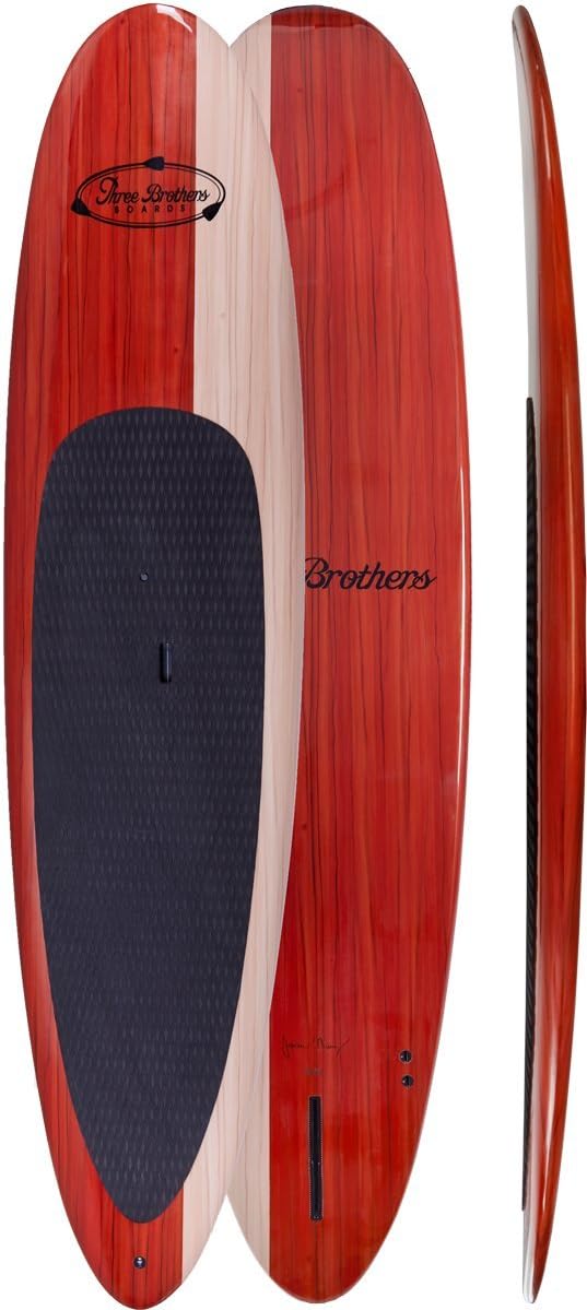 Three Brothers Boards Wood Paddle Board, 70/30, 10'
