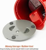 CKB LTD Gumball Machine Retro Red Coin Op Saver 23cm Mini Toy view 5