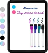 VUSIGN Small White Board Dry Erase 8.5 x 11 Magnetic Mini Whiteboard with