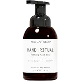 Muse Apothecary Hand Ritual - Aromatic and Nourishing Foaming Hand Soap, Infused with Natural Aromatherapy Essential Oils - USDA Certified Biobased - 11.5 oz, Aloe + Eucalyptus + Lavender