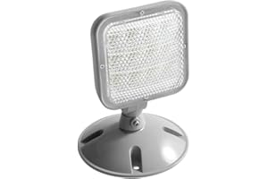 LED ENERGY PLUS Remote Outdoor Emergency Light Head – Single Head LED Lamp - Weatherproof Emergency Exit Lighting – 3.6V OR 9.6V Volts, 1.7 Watts (1 Pack)