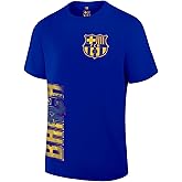 Icon Sports Officially Licensed FC Barcelona Cotton T-Shirt - Unisex Adult