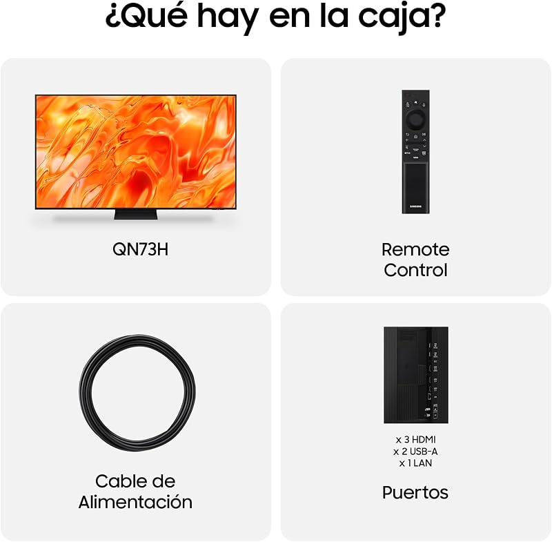 Neo QLED QN73H Smart TV 4K de 65" com IA