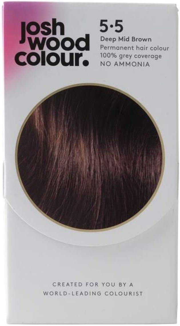 Josh Wood Colour 5.5 Deep Mid Brown Permanent Hair Dye Amazon.co.uk