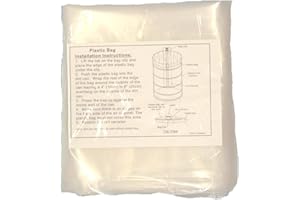 VacuMaid PB14MK Replacement Can Liners Central Vacuum (Qty. 8) for 14" Dirt Can