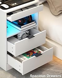 Gadroad LED Nightstand with Charging