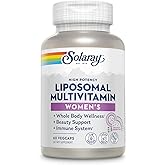 SOLARAY Liposomal Multivitamin for Women, Enhanced Absorption, High Potency w/Iron, Vitamin D, Vitamin C, B12, Biotin, CoQ10, Immune Support, Bone Health, Vegan, 30 Servings, 60 VegCaps