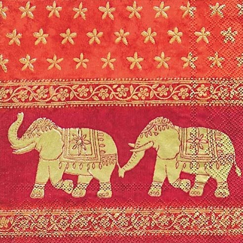 IHR Elephant napkins traditional luxury paper napkins 20 - marani