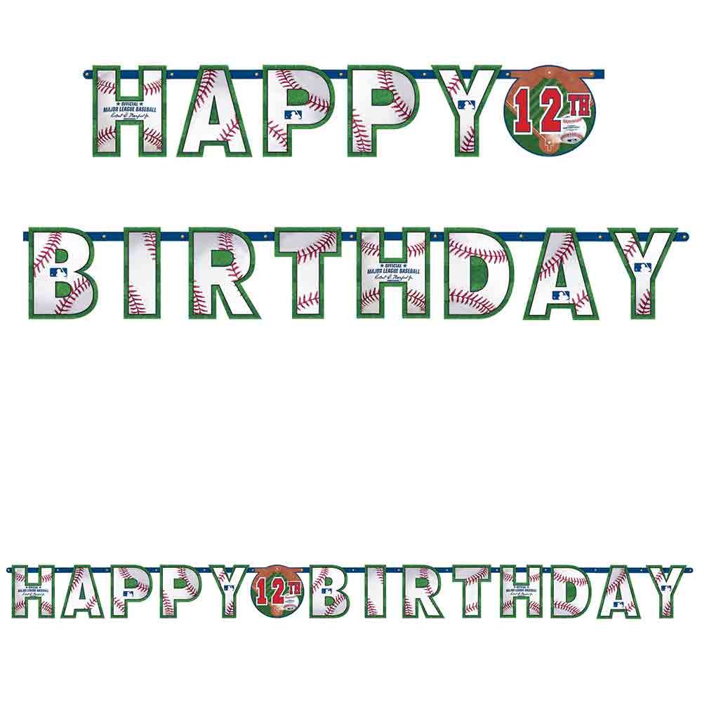 Amscan 212558 Letter Banner, Multi Color, 10 1/2' x 10"