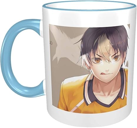 Amazon Co Jp ハイキュー マグカップ 耐熱マグカップ コーヒー グッズ 陶器 グラスグリーン 大容量 真空断熱 ギフト 330ml ホーム キッチン