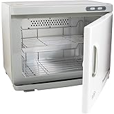 ForPro Professional Collection Premium Hot Towel Warmer, 23L Extra Large Capacity, Two Stainless Steel Racks, White