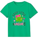 Kids Funny St Patrick's Day Tshirt Boys T-Shirt Clothes Girls St Patricks Lucky Tees Outfit 2-8 Years