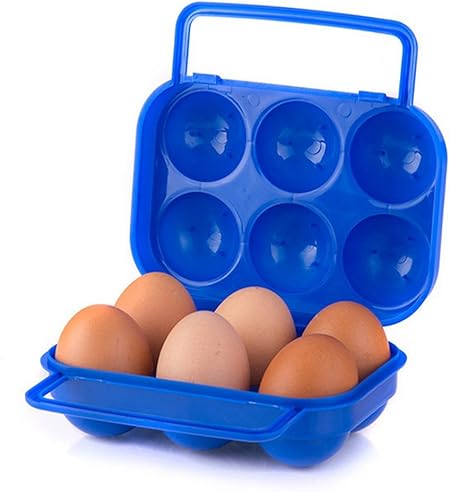 Eierbox Camping - 2 Transportbehälter Für Eier Mit Stoßschutz