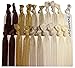 Kenz Laurenz Hair Ties Ponytail Holders - 20 Pack - Brown Ombre No Crease Ouchless Elastic Styling Accessories Pony Tail Holder Ribbon Bands