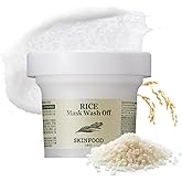 SKINFOOD Rice Mask Wash Off 3.5oz / Gently Exfoliates the Skin/Softening with Nutrient Rich Rice