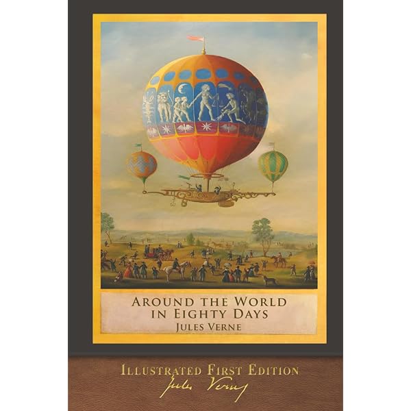 Amazon.com: Around the World in Eighty Days (Illustrated First