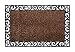 GrassWorx Clean Machine Wrought Iron Stems and Leaves Doormat, 24" x 36", Coffee Bean (10376396)