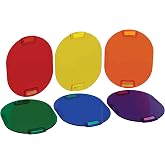 MagMod Pro Creative Lighting Gels, Red Orange Yellow Blue Green Purple | 6 Magnetic Flash Color Gels, Rigid Polycarbonate with Embedded Magnets, Compatible with All Speedlites, Quick Setup