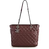 Chanel Women's Pre-Loved Chain Quilted Lambskin Tote Bag