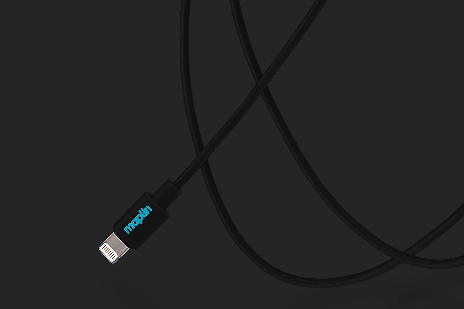 Maplin Premium Lightning to USB-A Cable Black, 0.5m, Apple MFI Certified, for all iPhones 14, 13, 12, 11, SE - Image 4