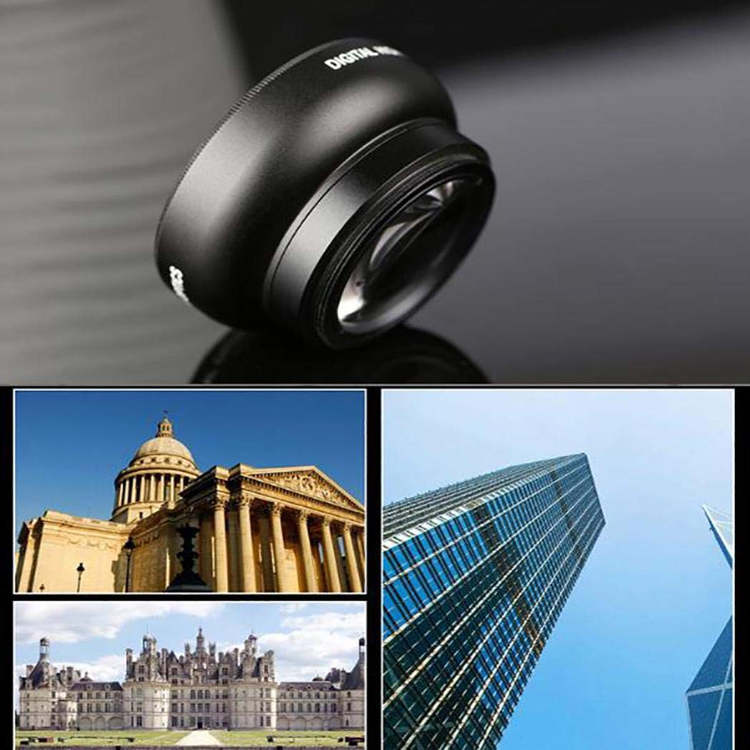 wumedy 2 in 1 Wide Angle Macro Lens Camera Lens Phone External Camera Lens Attachments