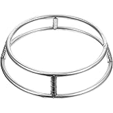 DOITOOL Stainless Steel Cookware Metal Stand Stainless Steel Wok Wok Ring for Gas Stove Wok Stand Wok Ring for Electric Stove