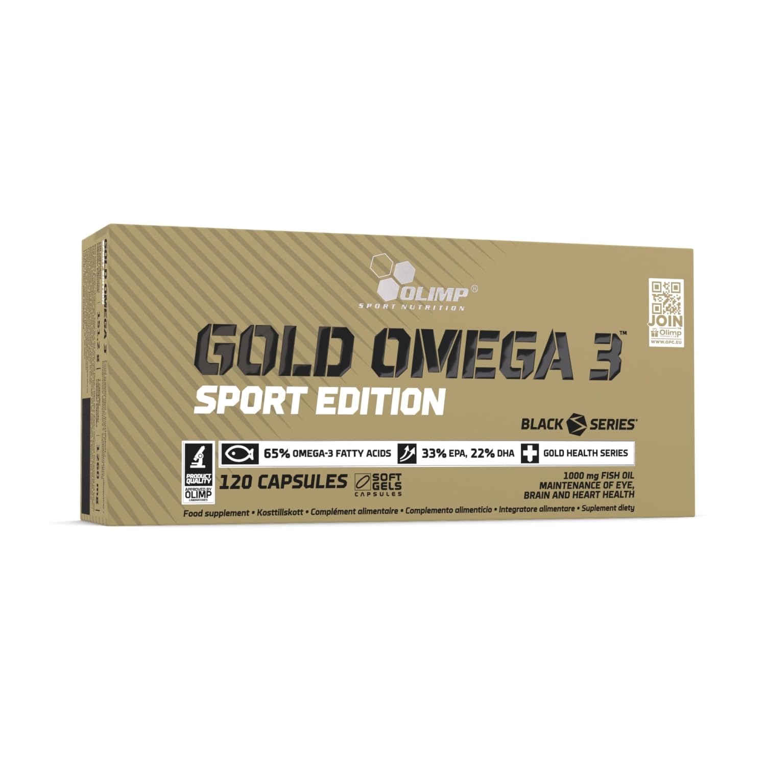 Olimp Gold Omega 3 Sport Edition (120 Capsules)